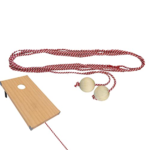 HMLTD Cornhole-Messgerät - Ranghilfen für das Klassische Cornhole Bag Toss-Spiel | Cornhole-Zubehör aus Nylon und Holz, ideales Vatertagsgeschenk von HMLTD