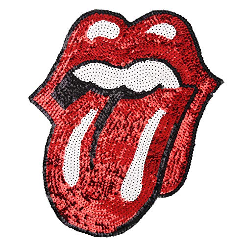 Pailletten Patches zum Aufnähen oder Aufbügeln, große Cartoons für Zunge, Lippen, Basteln, Jeans, Jacken Pailletten Patches zum Aufnähen oder Aufbügeln, große Cartoons für Zunge, Lippen, Basteln, Jeans, Jacken von HMQD