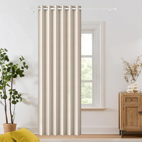HMYI Vollverdunkelnde Memory-Faltenvorhänge mit Magnetverschluss, schwerer Plissee-Vorhang für Schlafzimmer/Theater/Büro, 1 Panel, B 45 x L 90, Sand HMYI Vollverdunkelnde Memory-Faltenvorhänge mit Magnetverschluss, schwerer Plissee-Vorhang für Schlafzimmer/Theater/Büro, 1 Panel, B 45 x L 90, Sand von HMYI