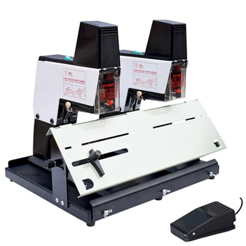 Automatischer Sattelhefter, Elektrischer Sattelhefter, 9-Stufige Tisch-Bindemaschine Mit Fußschalter, Hefttiefe bis 100 mm, A3-Flachstich-Sattelhefter, Stauschutz,B Automatischer Sattelhefter, Elektrischer Sattelhefter, 9-Stufige Tisch-Bindemaschine Mit Fußschalter, Hefttiefe bis 100 mm, A3-Flachstich-Sattelhefter, Stauschutz,B von HNBYLMM