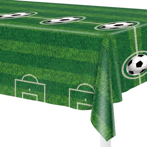 Fußballparty Tischdecke 2er-Set Partytischdecken 274 x 137 cm Fußballparty Tischdecke 2er-Set Partytischdecken 274 x 137 cm von HNH