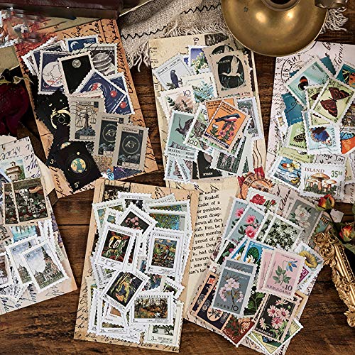 276 stk Vintage Aufkleber Stempel Scrapbooking Aufkleber für Scrapbook Kalender Notizbuch Tagebuch Fotoalbum DIY Dekoration, 4 * 3cm, Schmetterling, Stadt, Malerei, Blumen, Tier, Stern 276 stk Vintage Aufkleber Stempel Scrapbooking Aufkleber für Scrapbook Kalender Notizbuch Tagebuch Fotoalbum DIY Dekoration, 4 * 3cm, Schmetterling, Stadt, Malerei, Blumen, Tier, Stern von HNJKJEU