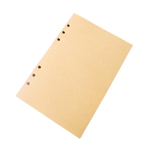 HNULGVI spiralbuch Retro Tagebuch Notizblock Vintage Leder Austauschbare Schreibwaren Traveler Journal(KhakiInner,Small 105x145mm) von HNULGVI
