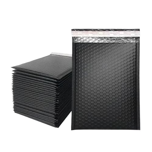versandtaschen 100 Pcs Blase Mailer Business Liefert Kunststoff Taschen Lieferung Tasche Verpackung(Black) von HNULGVI
