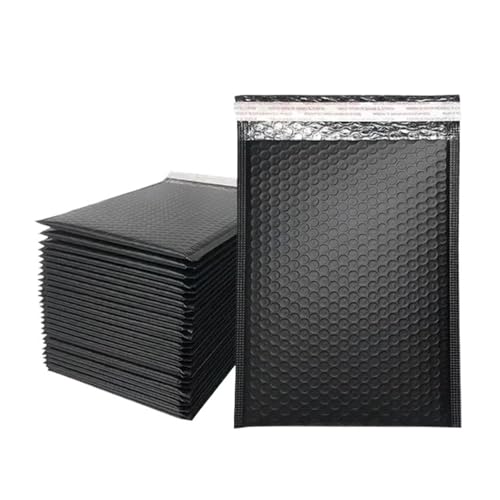 versandtaschen 100Pcs Verpackung Blase Umschlag Business Liefert Mailer Lieferung Paket(Black,11 * 15cm) von HNULGVI