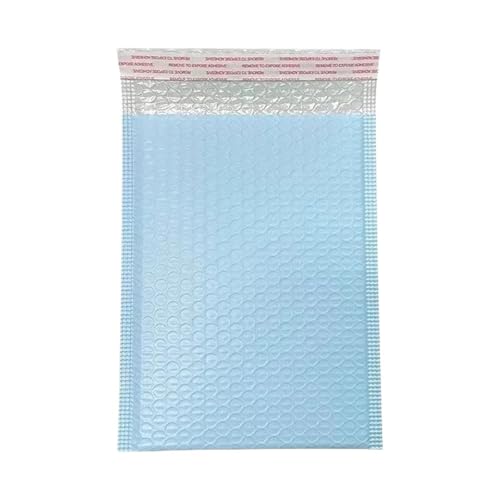 versandtaschen 20 Stück Poly Bubble Mailer Gepolsterte Umschläge Selbstklebend(25x30cm Blue) von HNULGVI