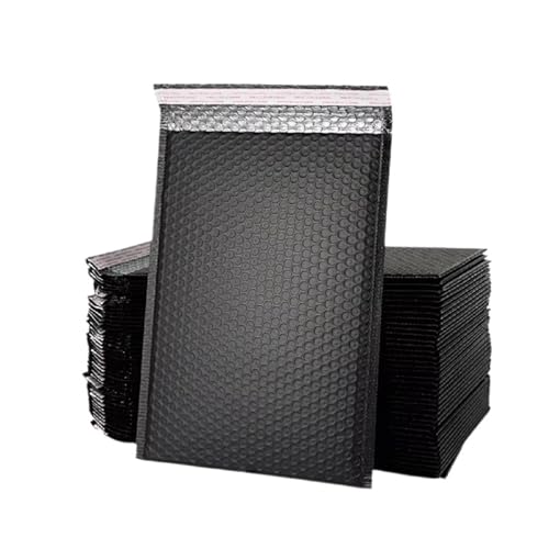versandtaschen 20 Teile/los Schaum Umschlag Taschen Selbst Dichtung Blase Mailer(Black 11x15cm 50pcs) von HNULGVI