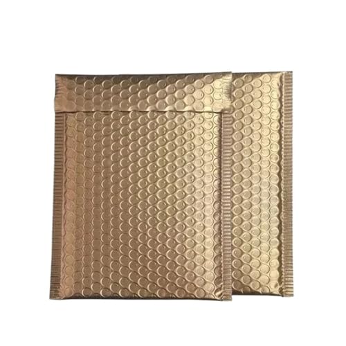 versandtaschen 50 Stück Luftpolstertaschen, gepolsterte Umschläge, selbstklebend(Dark gold,15 * 20cm) von HNULGVI