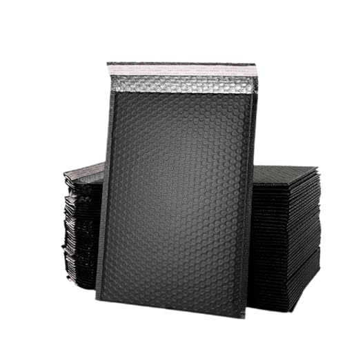 versandtaschen 50 stücke Schwarz Perle Umschlag Tasche for Blase Mailer Büro Verpackung Gepolsterte(13x18cm) von HNULGVI