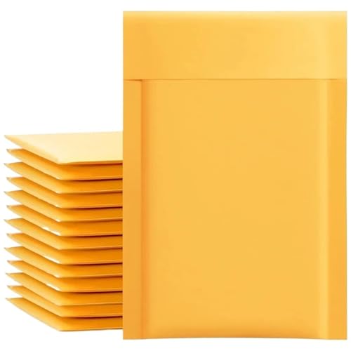 versandtaschen Blase Umschläge Taschen Selbst Dichtung Klebstoff Gepolsterte Mailer Stoßfest Anti Drop(Kraft Paper 20PACK,11 * 15cm) von HNULGVI