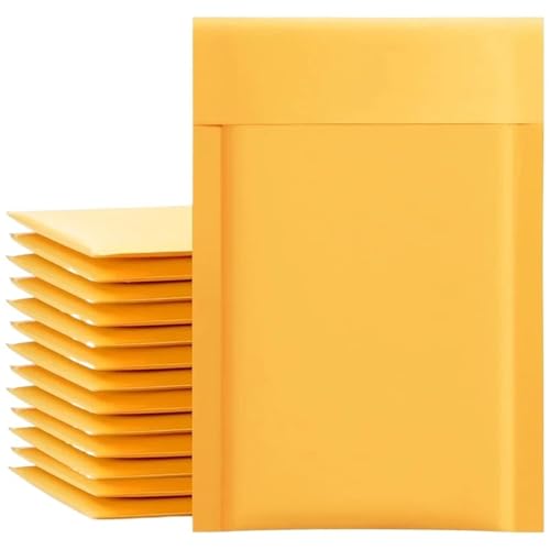 versandtaschen Blase Umschläge Taschen Selbst Dichtung Klebstoff Gepolsterte Mailer Stoßfest Anti Drop(Kraft Paper 40PACK,11 * 15cm) von HNULGVI