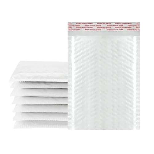 versandtaschen Bubble Mailers Weißer gepolsterter Umschlag for Verpacken, selbstklebend(A-100PCS) von HNULGVI