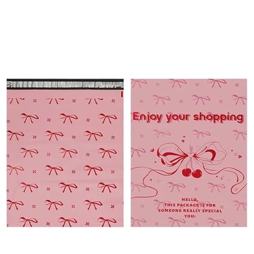 versandtaschen Express-Taschen Liefertasche Verpackung Umschläge PE Selbstklebende Kuriertasche Mailing Lagerung(Red) von HNULGVI