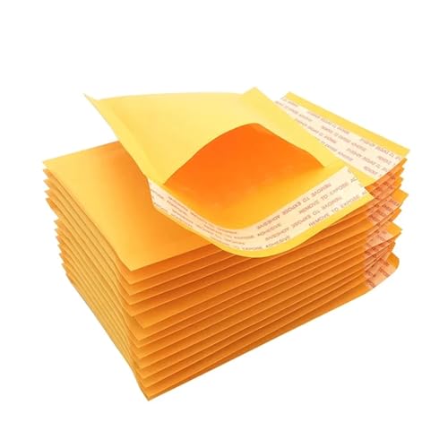 versandtaschen Mittlere dicke Umschläge mit gelben wasserdichten Luftpolstertaschen aus Papier(30pcs) von HNULGVI