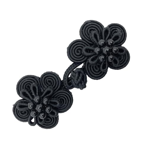 10 Paar Blumenknöpfe für traditionelle chinesische Kleidung, Handarbeit, Accessoires, chinesischer Cheongsam-Knopfverschluss von HNsdsvcd