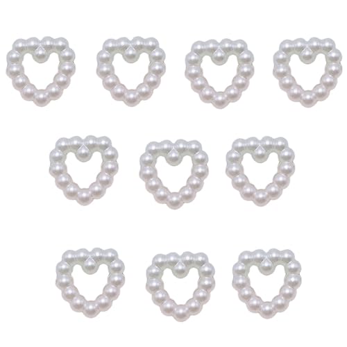10pcs Kunststoff Hohlaushöhle Perlenform Gepolsterte Süße Anwendung Für Spielzeughut Nähen Supply Patches Haarclip Dekore von HNsdsvcd