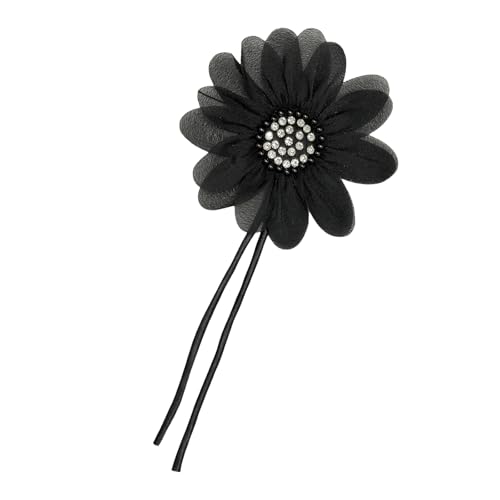 19 cm Strass-3D-Blumen-Applikation für handgefertigte Hochzeitskleid, Nähblume für Kleid, Corsage, Kostüm, Nähen auf Applikation von HNsdsvcd