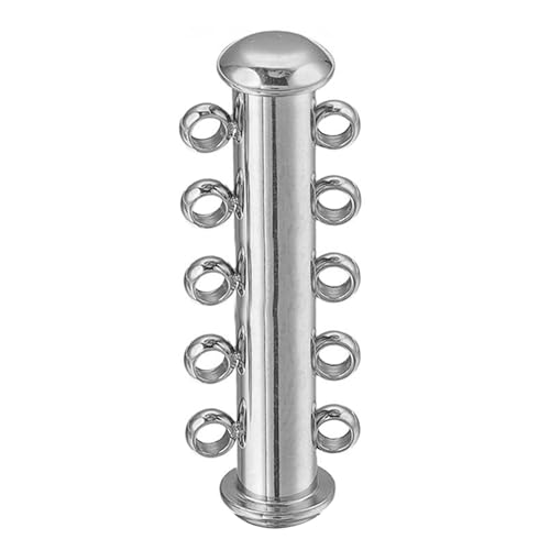 304 Edelstahl-Schiebe-Verschluss für mehrlagige Halsketten- und Schmuck-Verschlüsse, Metall-Schmuckverbinder von HNsdsvcd