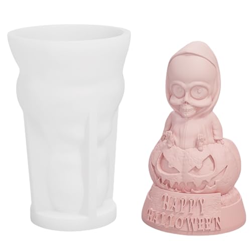 3D-Geister-Silikon-Halloween-Formen, Epoxidharz-Formen, handgefertigte Backformen für Halloween-Dekorationen von HNsdsvcd