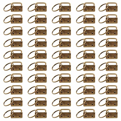 50 Stück Schlüsselanhänger mit Schlüsselringen für Armbänder, Schlüsselanhänger, Hardware-Zubehör von HNsdsvcd