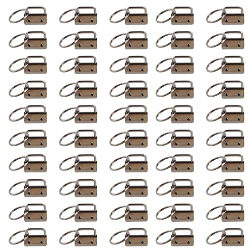 50 Stück Schlüsselanhänger mit Schlüsselringen für Armbänder, Schlüsselanhänger, Hardware-Zubehör von HNsdsvcd