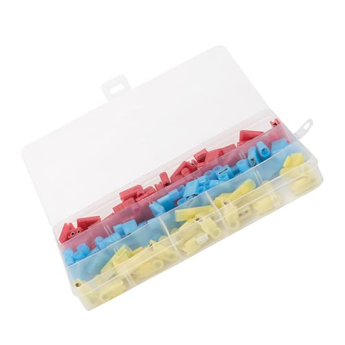 80pcs Rechtwinklige Spatenanschlüsse Mit Crimp Werkzeug Für 22 10AWG Draht Nylon Isolierte Flagge Anschlüsse Sortiment Nylon Flagspaten Klemmen 80pcs Rechtwinklige Spatenanschlüsse Mit Crimp Werkzeug Für 22 10AWG Draht Nylon Isolierte Flagge Anschlüsse Sortiment Nylon Flagspaten Klemmen von HNsdsvcd