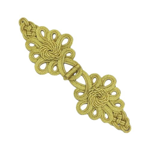 Chinesischer Knoten Cheongsam Knopf Tradition Kleidung Ornament Gold Seide Verschlüsse zum Nähen von Pullover Schal Cardigan Kostüm Chinesischer Knoten Cheongsam Knopf Tradition Kleidung Ornament Gold Seide Verschlüsse zum Nähen von Pullover Schal Cardigan Kostüm von HNsdsvcd