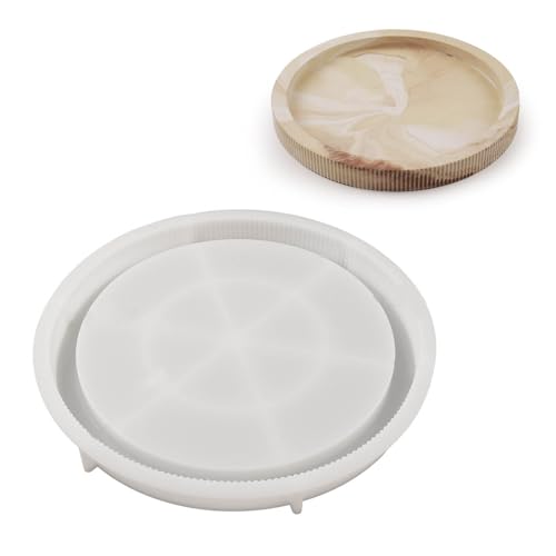 Einfache Ablageschale, Silikonform, gestreift, rund, Epoxidharz, Betongussform für die Herstellung von Gips Einfache Ablageschale, Silikonform, gestreift, rund, Epoxidharz, Betongussform für die Herstellung von Gips von HNsdsvcd