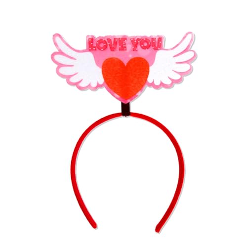 Einzigartiges Valentinstag-Haarband, schönes Kostümzubehör für Kinder, Mädchen, Kopfschmuck, festliches Themenkostüm-Zubehör von HNsdsvcd