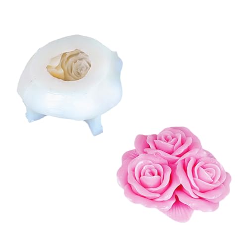 Elegante Rosen-Silikon-Seifenformen, 3D-Blumenform, Bastelformen, Silikon-Textur, Bastelwerkzeug, Handarbeitszubehör Elegante Rosen-Silikon-Seifenformen, 3D-Blumenform, Bastelformen, Silikon-Textur, Bastelwerkzeug, Handarbeitszubehör von HNsdsvcd