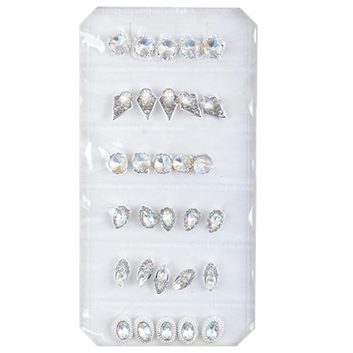 Elegante Strasssteine, 3D-Kunst, Kristall-Strass-Dekorationen, Kristall, 3D-Metall-Anhänger, Maniküre, Kunst Elegante Strasssteine, 3D-Kunst, Kristall-Strass-Dekorationen, Kristall, 3D-Metall-Anhänger, Maniküre, Kunst von HNsdsvcd
