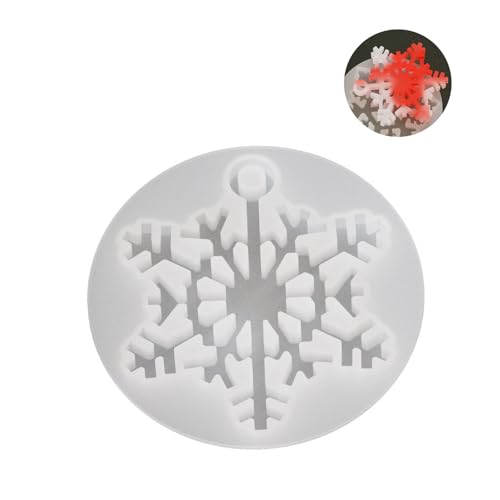 Epoxidharz Schneeflockenformen Für Schmuck Basteln Weiche Silikonform Für Ohrringe Halskette Und Schlüsselbund Anhänger Erstellung von HNsdsvcd