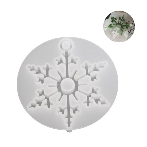 Epoxidharz Schneeflockenformen Für Schmuck Basteln Weiche Silikonform Für Ohrringe Halskette Und Schlüsselbund Anhänger Erstellung von HNsdsvcd