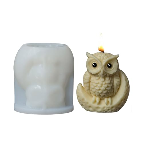 Eulenförmige Form aus Epoxidharz, Aromatherapie, Tierseife, Dekoration, handgefertigte Enthusiasten von HNsdsvcd