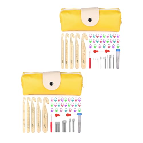 HNsdsvcd 100pcs Anfänger Ergonomische Häkelhaken Set Die Sich Mit Großem Augenstrick Nadelverriegelungsmarker Threader Und Hülle Häkelhaken Mit Großer Größe Befindet HNsdsvcd 100pcs Anfänger Ergonomische Häkelhaken Set Die Sich Mit Großem Augenstrick Nadelverriegelungsmarker Threader Und Hülle Häkelhaken Mit Großer Größe Befindet von HNsdsvcd