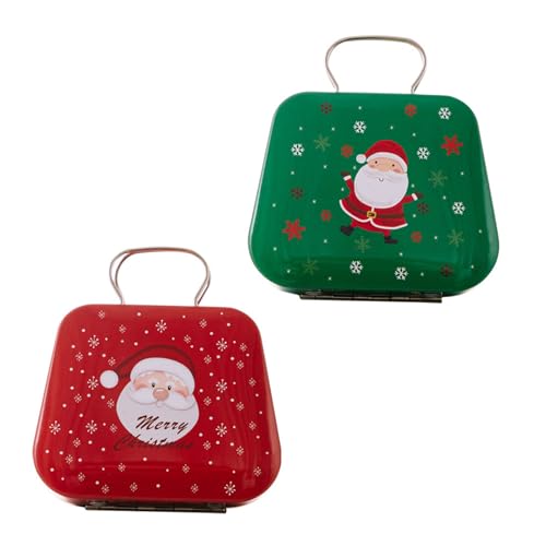 HNsdsvcd 2pcs Festival Miniatur Zinnspeicher Hülle Robuste Weihnachtsleckdosen Mit Zarte Süßigkeiten Lagerbehälter Langlebige Eisenmaterialien HNsdsvcd 2pcs Festival Miniatur Zinnspeicher Hülle Robuste Weihnachtsleckdosen Mit Zarte Süßigkeiten Lagerbehälter Langlebige Eisenmaterialien von HNsdsvcd