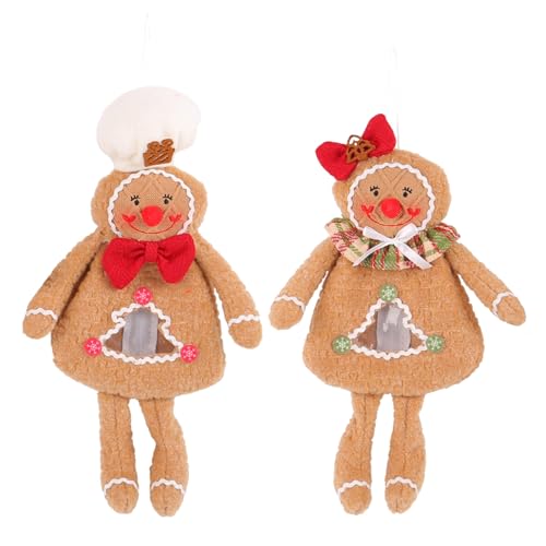 HNsdsvcd 2pcs Weihnachtsgingerbreads Mann Plüschpuppen Paar Hand Festival Figur Kollektible Ornamente Saisonal Home Decors Festival Tischdekoration HNsdsvcd 2pcs Weihnachtsgingerbreads Mann Plüschpuppen Paar Hand Festival Figur Kollektible Ornamente Saisonal Home Decors Festival Tischdekoration von HNsdsvcd