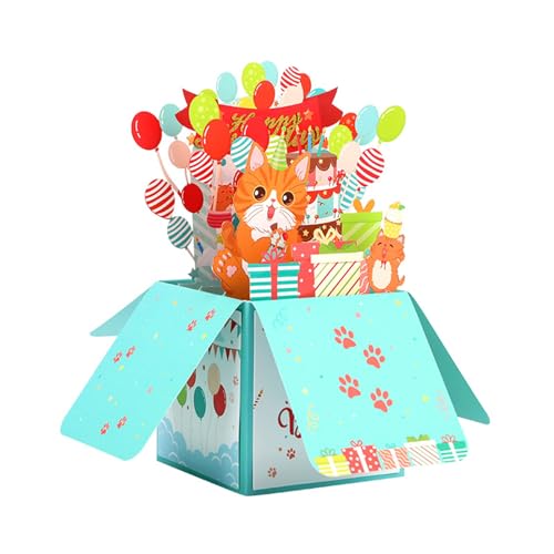 HNsdsvcd 3D Geburtstagskarten Mit Kuchenballon Popup Grußkarte Mit Message Card Für Tochter Dad Freund Kind Anlass Anlass HNsdsvcd 3D Geburtstagskarten Mit Kuchenballon Popup Grußkarte Mit Message Card Für Tochter Dad Freund Kind Anlass Anlass von HNsdsvcd