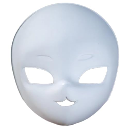 HNsdsvcd Handbemalte Maskeraden, bemalbar, für Kinder, Erwachsene, Halloween-Kostüm von HNsdsvcd