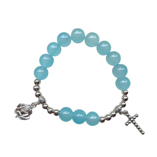 HNsdsvcd Katholische Kreuzarmbänder Glasperlen Armreifen Katholizismus Gebet Religiöse Schmuck Brabänder Für Alltägliche Verschleiß Perlen Armbänder HNsdsvcd Katholische Kreuzarmbänder Glasperlen Armreifen Katholizismus Gebet Religiöse Schmuck Brabänder Für Alltägliche Verschleiß Perlen Armbänder von HNsdsvcd