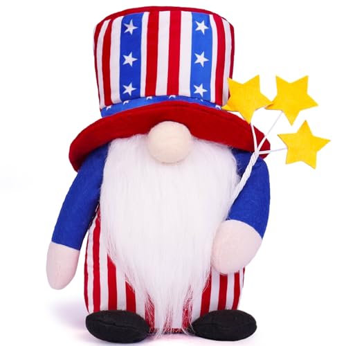 HNsdsvcd Little Gnome For American Independence Day Party Decorations Soft Toy Party Decors von HNsdsvcd