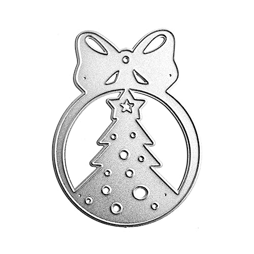 HNsdsvcd Metall-Stanzformen mit Weihnachtsschneeflocken, zum Basteln, Karbonstahl, Prägeschablone, Schablone, Scrapbooking, für Karten von HNsdsvcd
