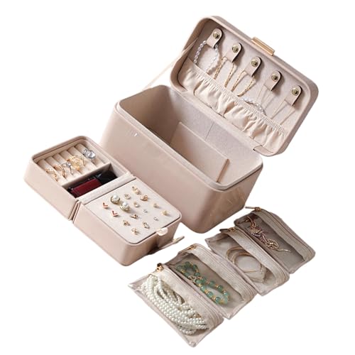 HNsdsvcd Mode PU Leder Schmuckschatulle Mit Kratzfestem Futter Tragbarer Accessoire Organisatoren Für Frauenringe Armbänder Weiche Touch Juwely Box Accessoires HNsdsvcd Mode PU Leder Schmuckschatulle Mit Kratzfestem Futter Tragbarer Accessoire Organisatoren Für Frauenringe Armbänder Weiche Touch Juwely Box Accessoires von HNsdsvcd