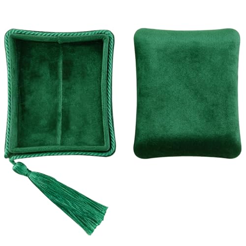 HNsdsvcd Plüsch Schmuckschachtel Tragbare Reisetasche Organisatoren Mit Multi Layer Fächern Für Ringe Halsketten Ohrringe Schmuckverpackung von HNsdsvcd