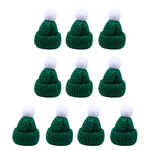 HNsdsvcd Sortiment von 10 Strickmützen, Bekleidungszubehör und Weihnachtsschmuck, Party-Dekozubehör von HNsdsvcd