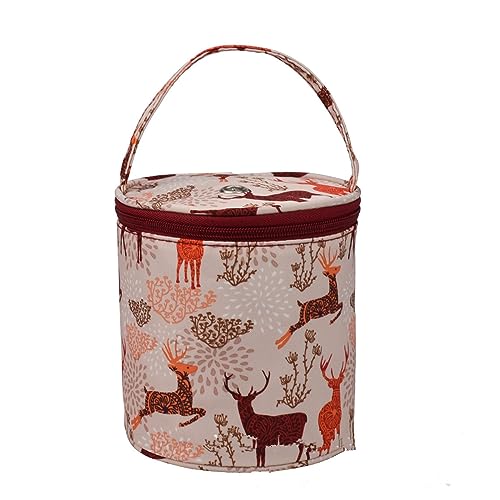 HNsdsvcd Stricktasche, Wolltasche, Aufbewahrungs-Organizer für Häkelnadeln, tragbarer Garnhalter, Tragetasche, große Kapazität, Bastelaufbewahrung, tragbare Garnaufbewahrungsröhre HNsdsvcd Stricktasche, Wolltasche, Aufbewahrungs-Organizer für Häkelnadeln, tragbarer Garnhalter, Tragetasche, große Kapazität, Bastelaufbewahrung, tragbare Garnaufbewahrungsröhre von HNsdsvcd
