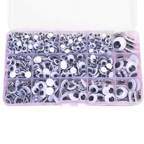 Kleber Wackelaugen 260/350/750/1380pcs Runde Kleberhandwerk Augen Aufkleber Für Kunsthandwerk Scrapbooking Spielzeugzubehör Wackeln Augen Für Handwerk Kleber Wackelaugen 260/350/750/1380pcs Runde Kleberhandwerk Augen Aufkleber Für Kunsthandwerk Scrapbooking Spielzeugzubehör Wackeln Augen Für Handwerk von HNsdsvcd