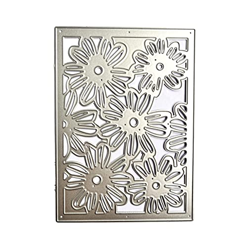 Metall-Stanzform aus Karbonstahl, rechteckig, Blumen-Form, handgefertigt, Schablone für Scrapbooking Metall-Stanzform aus Karbonstahl, rechteckig, Blumen-Form, handgefertigt, Schablone für Scrapbooking von HNsdsvcd