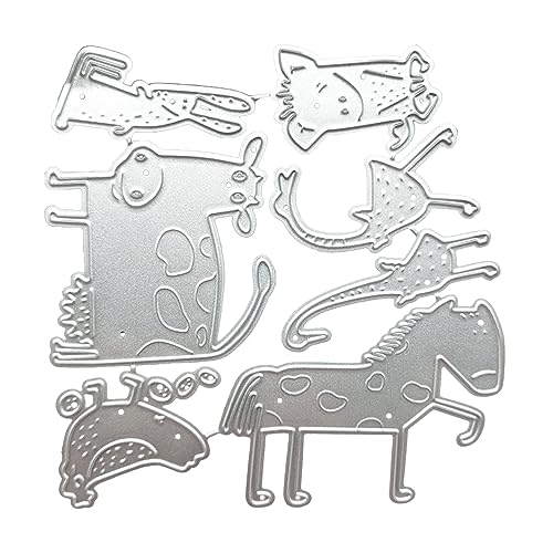 Metall-Stanzformen, Tiere, Prägeschablone, Stanzformen für Kartenherstellung, Scrapbooking, Papierbastelvorlage, handgefertigt von HNsdsvcd