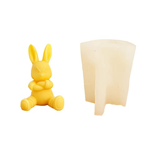 Osterform Hase, Silikonform für Seife, Gips, Schreibtisch, Ornament, Schokolade, Kuchen, Fondant, Dekoration, Kaninchenformen zur Herstellung Osterform Hase, Silikonform für Seife, Gips, Schreibtisch, Ornament, Schokolade, Kuchen, Fondant, Dekoration, Kaninchenformen zur Herstellung von HNsdsvcd